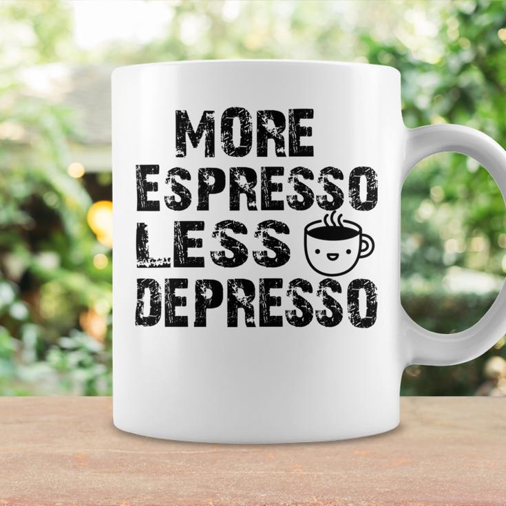 More Espresso Less Depresso Coffee Mug Gifts ideas