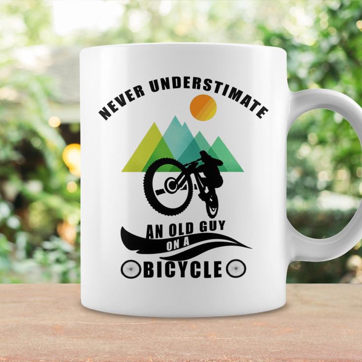 Never Underestimate An Old Guy On A Bicycle Coffee Mug Gifts ideas