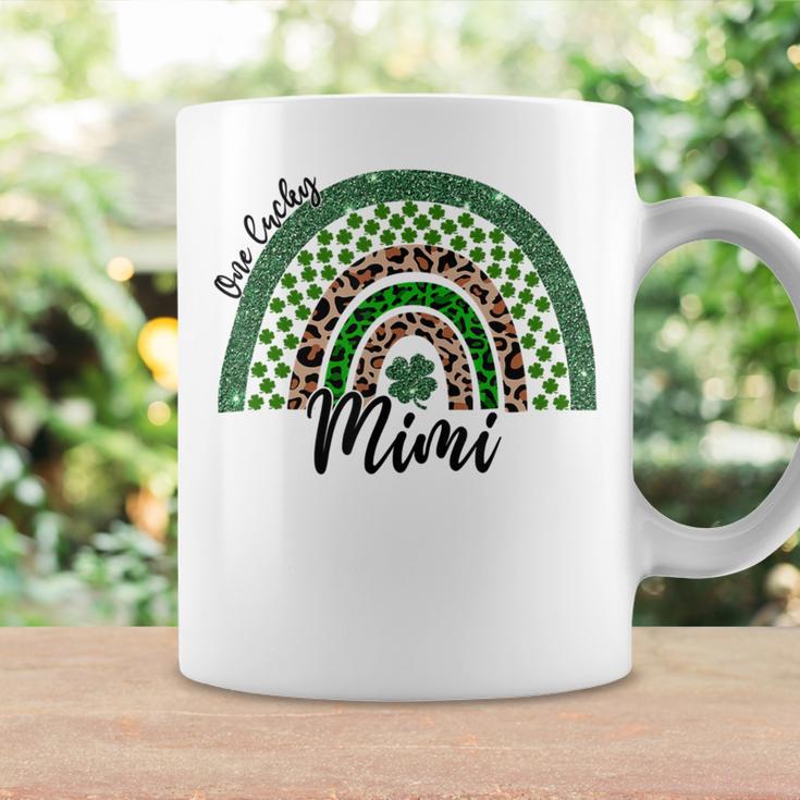 One Lucky Mimi Irish Rainbow Leopard St Patricks Day Coffee Mug Gifts ideas