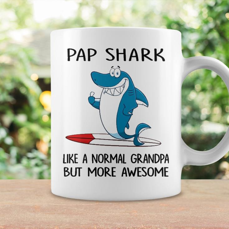 Pap Grandpa Gift Pap Shark Like A Normal Grandpa But More Awesome Coffee Mug Gifts ideas