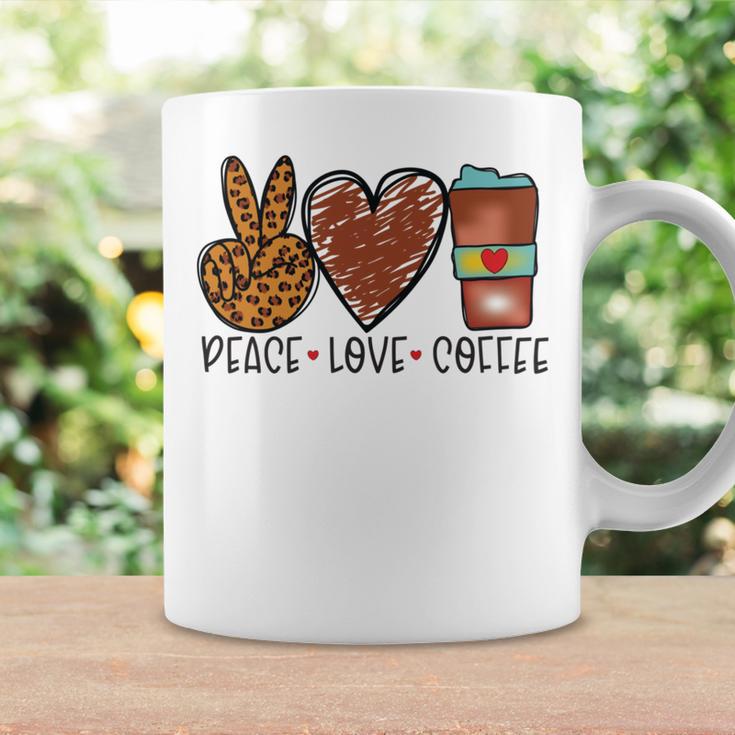 Peace Love Coffee Coffee Mug Gifts ideas