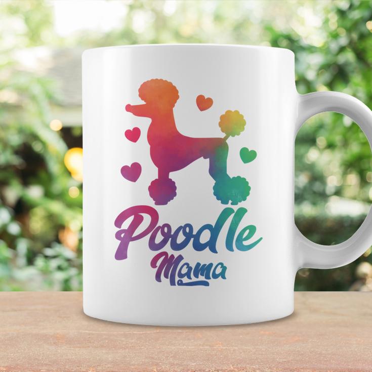 Poodle Mama Colorful Poodle Dog Mom Coffee Mug Gifts ideas