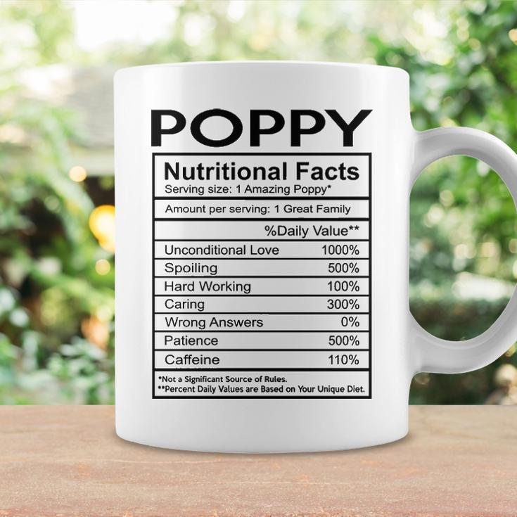 Poppy Grandpa Gift Poppy Nutritional Facts Coffee Mug Gifts ideas