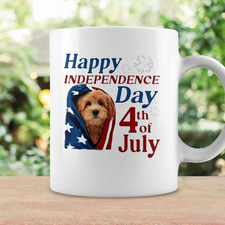 Red Goldendoodle Happy Independence Day 4Th Of July American Flag Coffee Mug Gifts ideas