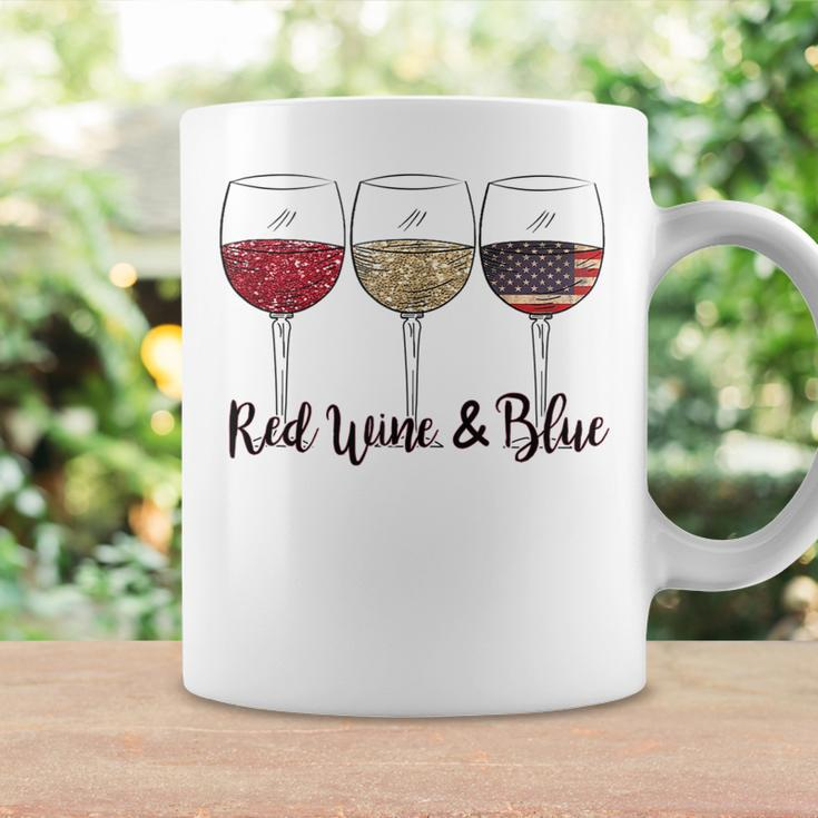 Red Wine & Blue 4Th Of July Wine Red White Blue Wine Glasses V2 Coffee Mug Gifts ideas