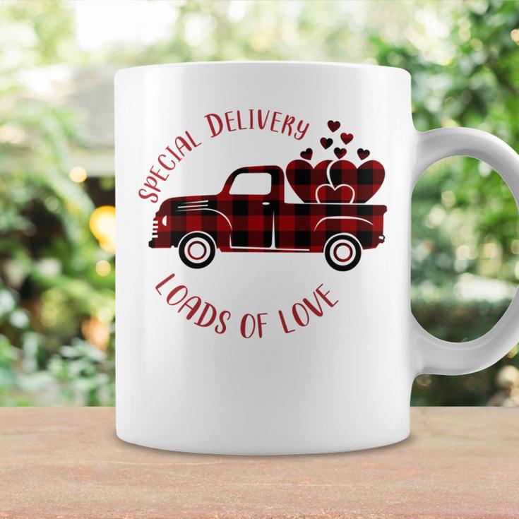 Special Delivery Valentines Car Red Plaid Coffee Mug Gifts ideas