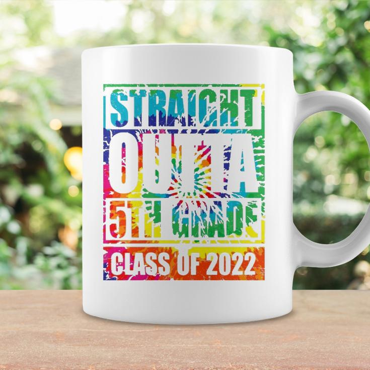 Straight Outta 5Th Grade Class Of 2022 Graduation Tie Dye Coffee Mug Gifts ideas