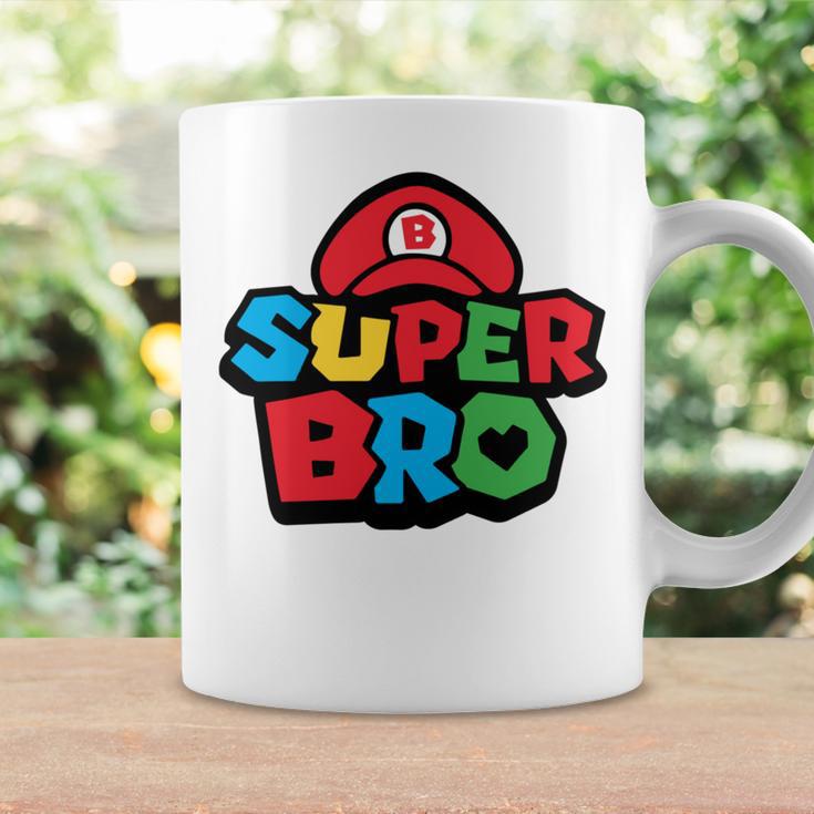 Super Bro Funny Brother Video Gaming Lover Gift Birthday Holiday By Mesa Cute Coffee Mug Gifts ideas