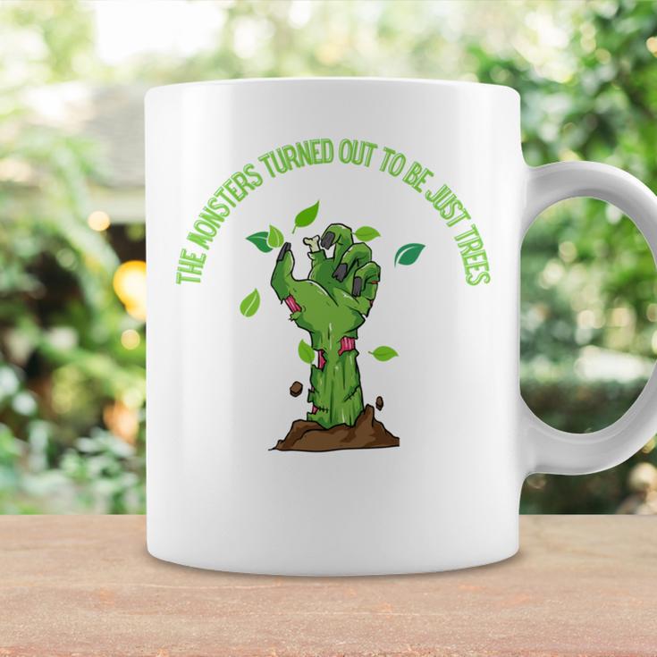 The Monsters Turned Out To Be Just Trees Hand Monster Coffee Mug Gifts ideas