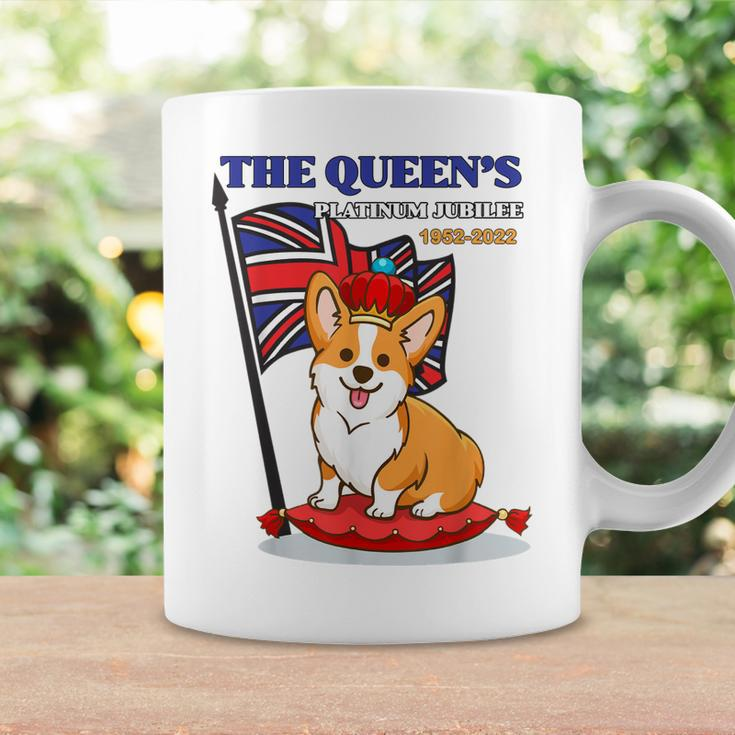 The Queen’S Platinum Jubilee 1952-2022 Corgi Union Jack Coffee Mug Gifts ideas