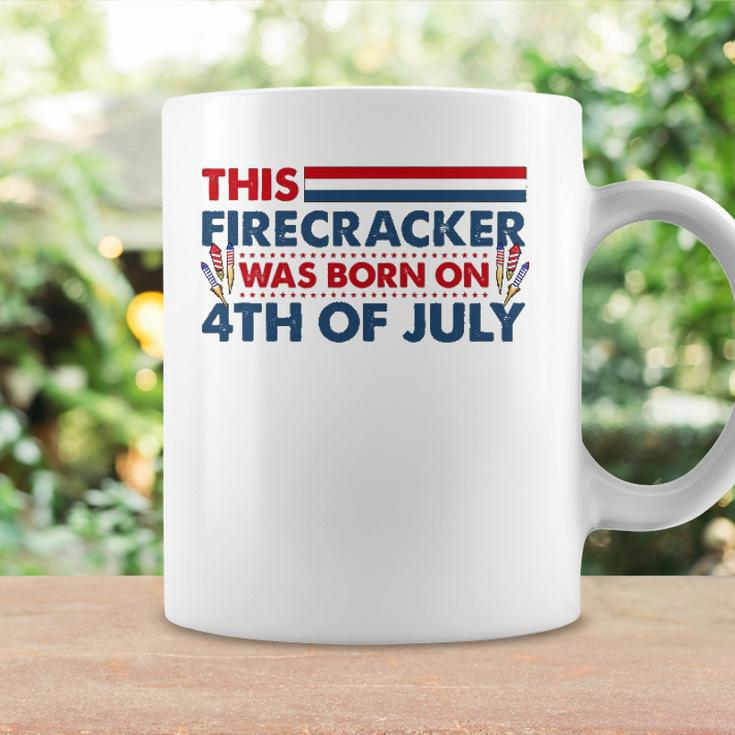 This Firecracker Was Born On 4Th Of July Patriotic Birthday Coffee Mug Gifts ideas