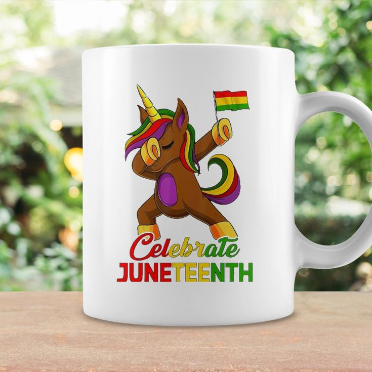 Unicorn Dabbing Juneteenth Celebrate Black Women Girls Kids Coffee Mug Gifts ideas