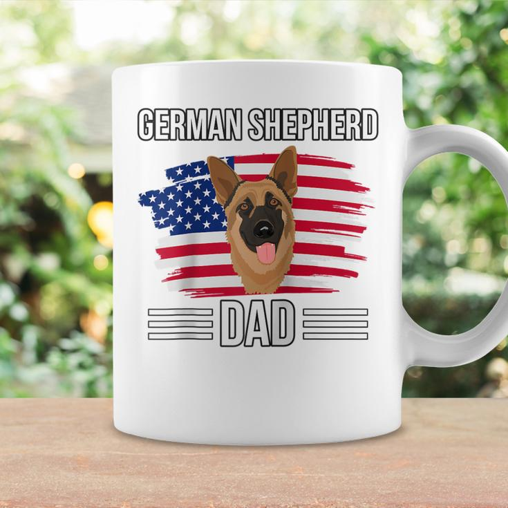 Usa Us Flag 4Th Of July Fathers Day German Shepherd Dad Coffee Mug Gifts ideas