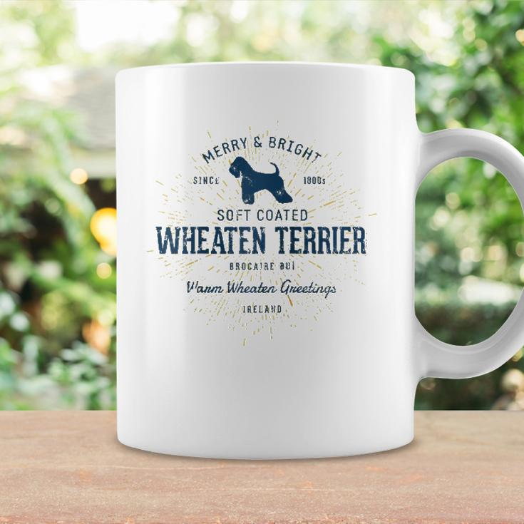 Vintage Style Retro Soft Coated Wheaten Terrier Raglan Baseball Tee Coffee Mug Gifts ideas