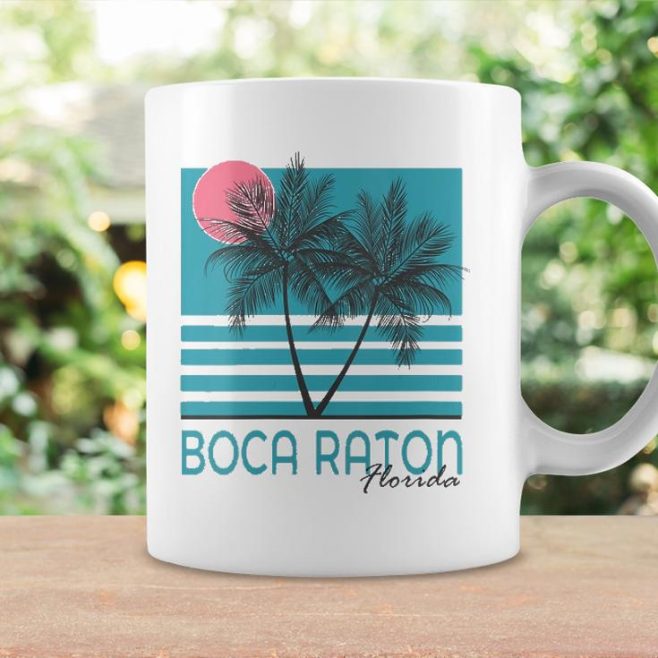 Womens Boca Raton Florida Souvenirs Fl Palm Tree Vintage Coffee Mug Gifts ideas