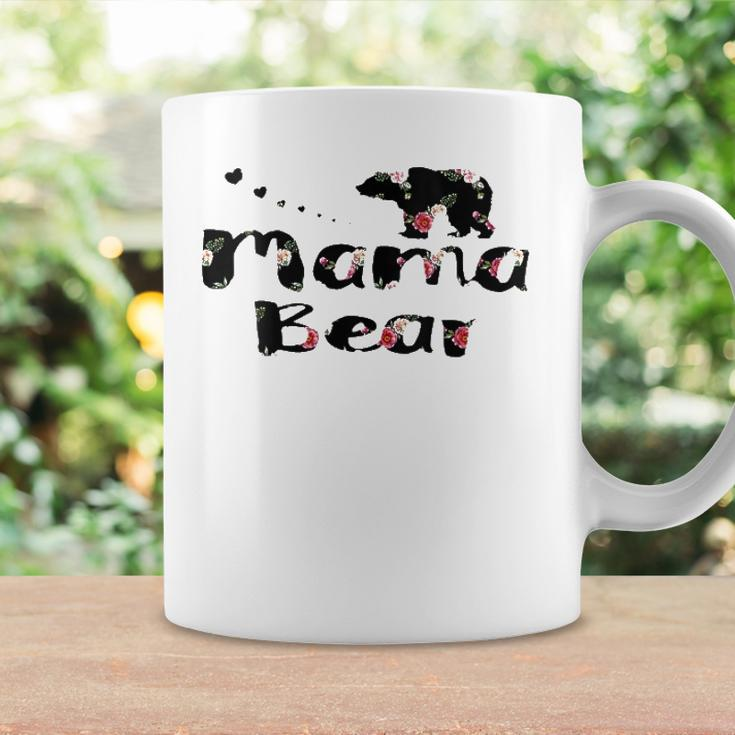 Womens Mama Bear Mom Life - Floral Heart Top Gift Boho Outfit Coffee Mug Gifts ideas