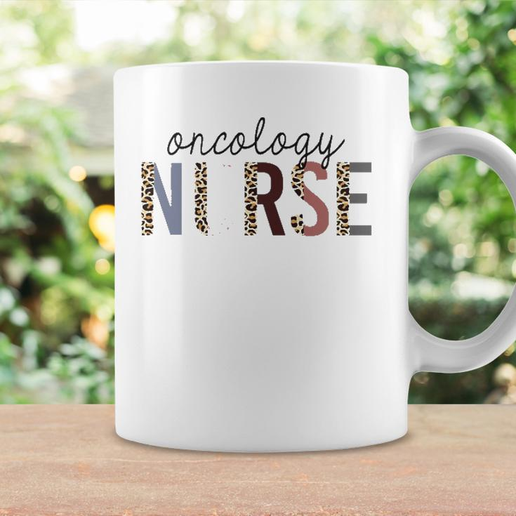 Womens Oncology Nurse Leopard Print Nursing School Women Coffee Mug Gifts ideas