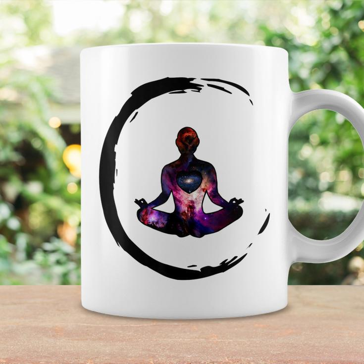 Zen Buddhism Inspired Enso Cosmic Yoga Meditation Art Coffee Mug Gifts ideas