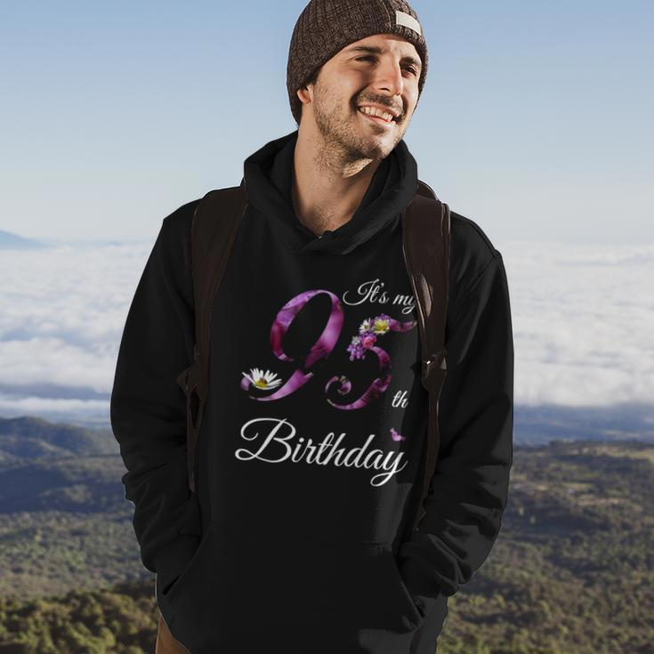 95 Years Old Floral 1927 Its My 95Th Birthday Gift Hoodie Lifestyle