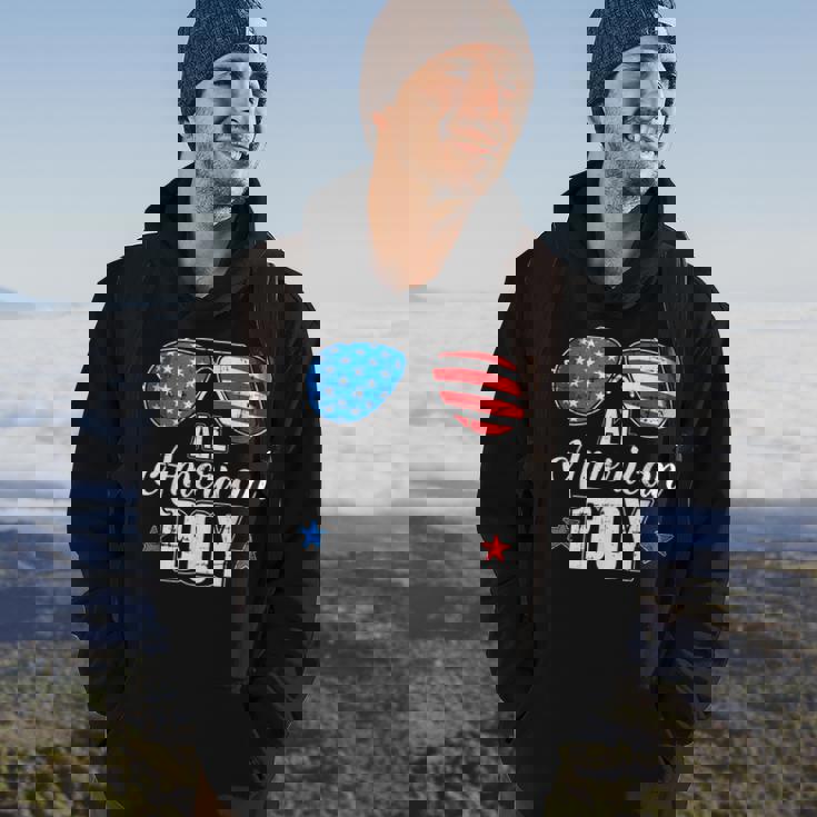All American Boy Us Flag Sunglasses For Matching 4Th Of July Hoodie Lifestyle All American Boy Us Flag Sunglasses For Matching 4Th Of July Hoodie Lifestyle