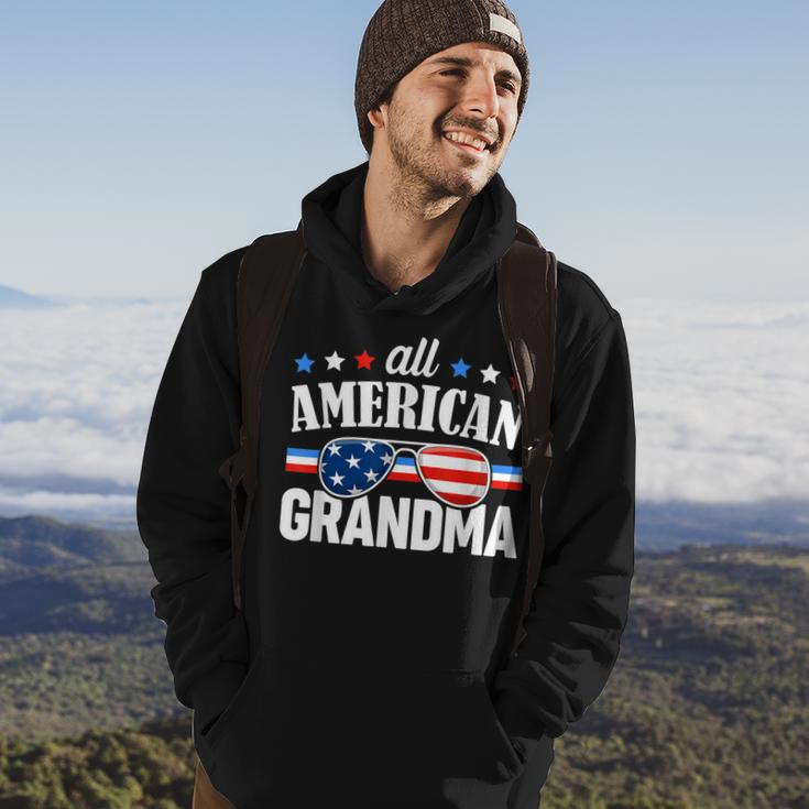 All American Grandma 4Th Of July Usa Family Matching Outfit Hoodie Lifestyle