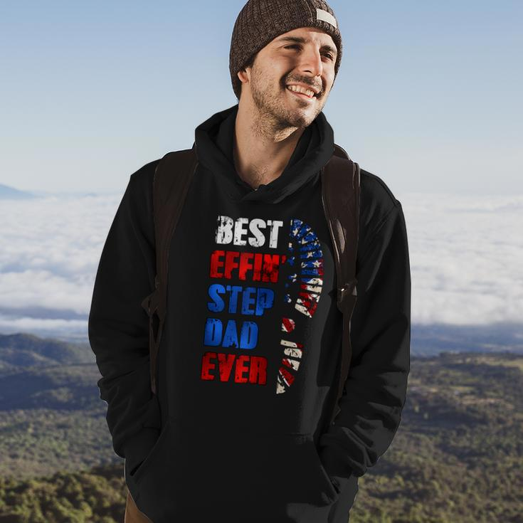 Best Effin’ Step Dad 4Th Of July Ever Shoes Trace Flag Hoodie Lifestyle