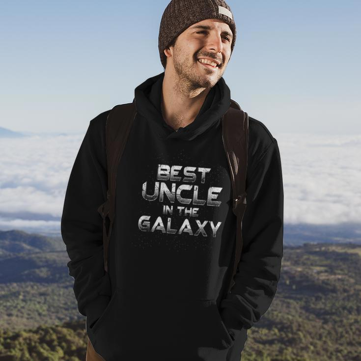 Best Uncle In The Galaxy Cool Space Funny Cool Uncle Hoodie Lifestyle