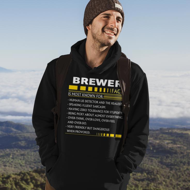 Brewer Name Gift Brewer Facts Hoodie Lifestyle