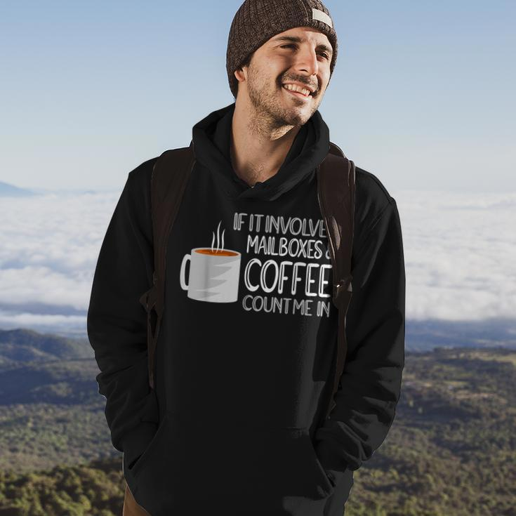 Coffee & Mailboxes Postal Worker Post Office Hoodie Lifestyle