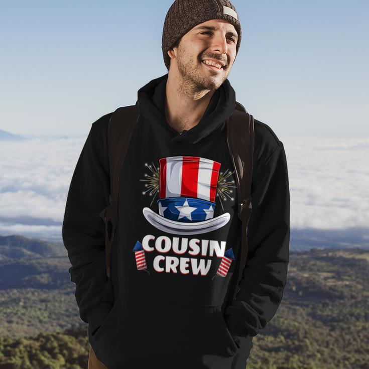 Cousin Crew 4Th Of July Family Matching Boys Girls Kids Hoodie Lifestyle