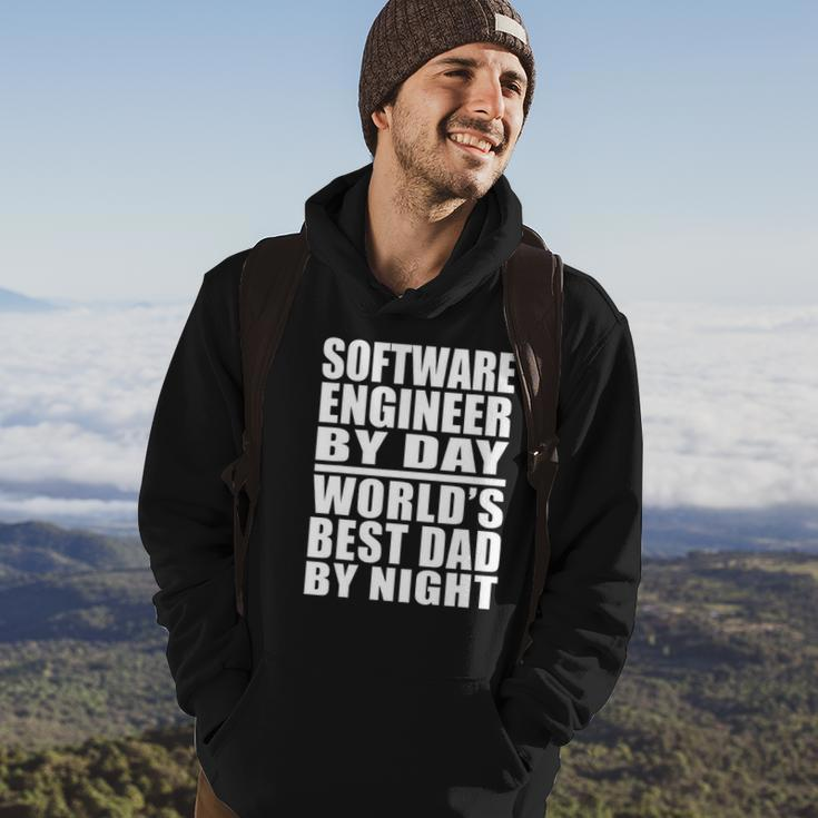 Dad Tee Software Engineer Best Dad Fathers Day Gift Hoodie Lifestyle