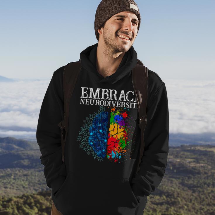 Embrace Neurodiversity Hoodie Lifestyle