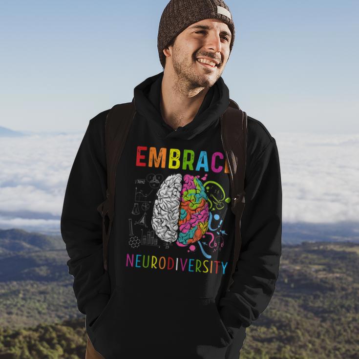 Embrace Neurodiversity V2 Hoodie Lifestyle