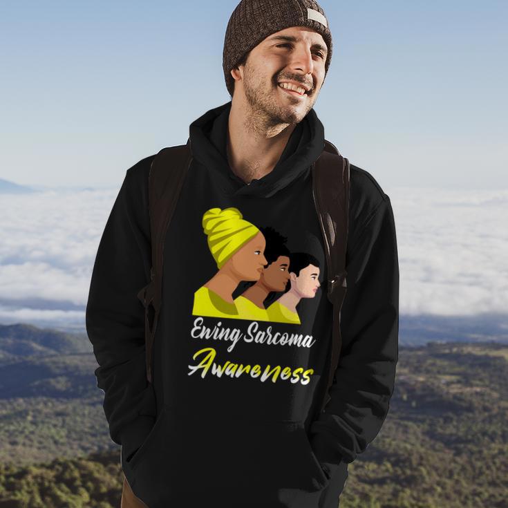 Ewings Sarcoma Awareness Yellow Women Ewings Sarcoma Ewings Sarcoma Awareness Hoodie Lifestyle