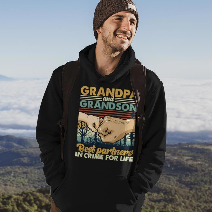 Father Grandpa And Grandson Best Partners In Crime For Life 113 Family Dad Hoodie Lifestyle