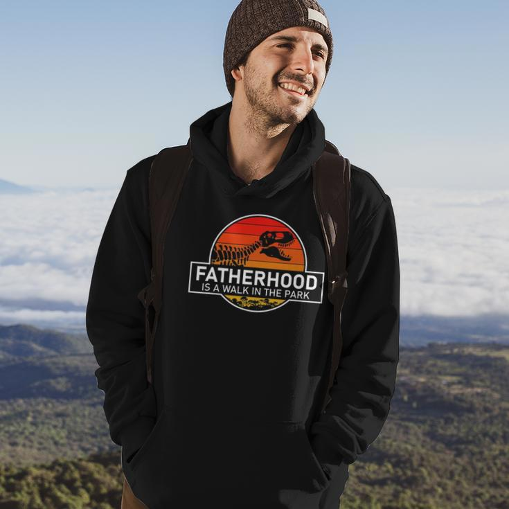 Fatherhood Is A Walk In The Park Funny Hoodie Lifestyle