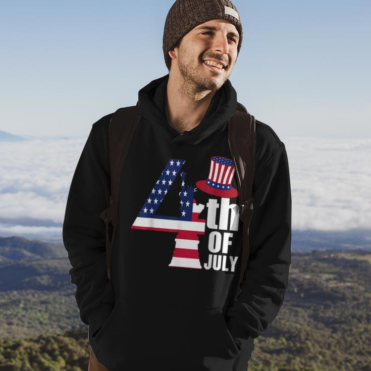 Fourth Of July United States Of America Us Flag 4Th Of July Hoodie Lifestyle