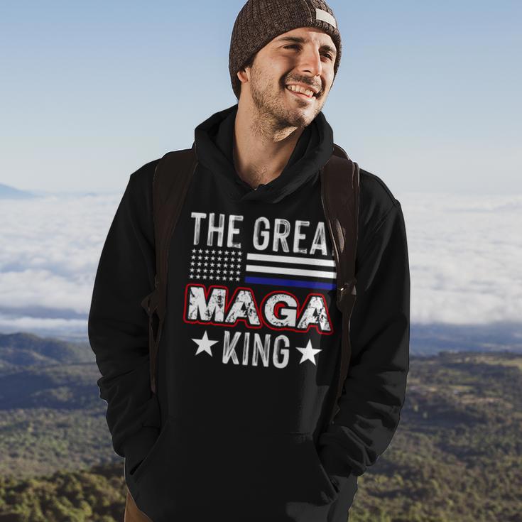 Funny The Great Maga King Trump 2022 Amp 2024 Hoodie Lifestyle