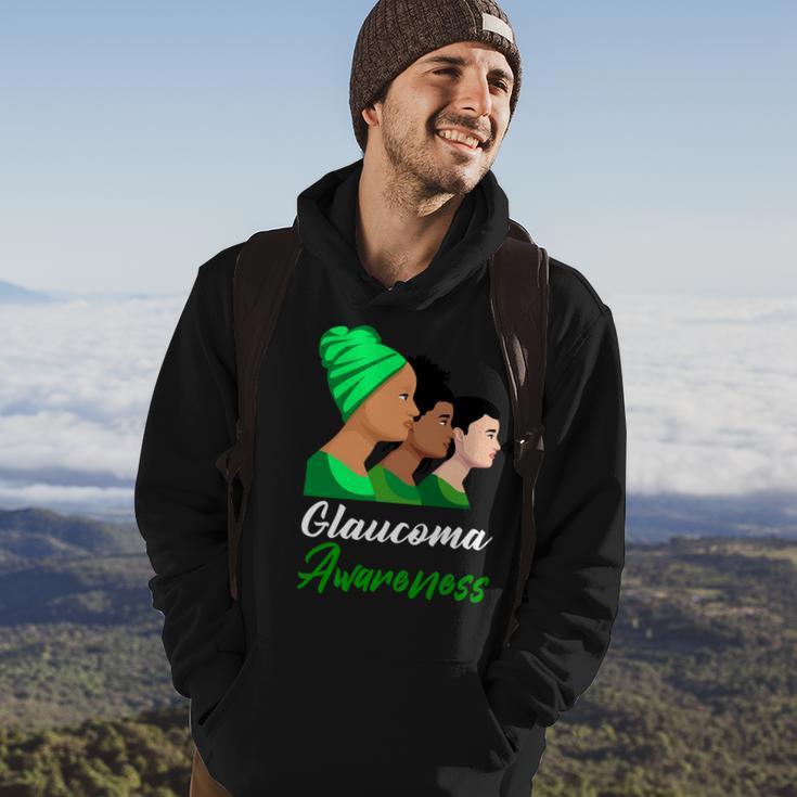 Glaucoma Awareness Green Women Glaucoma Glaucoma Awareness Hoodie Lifestyle