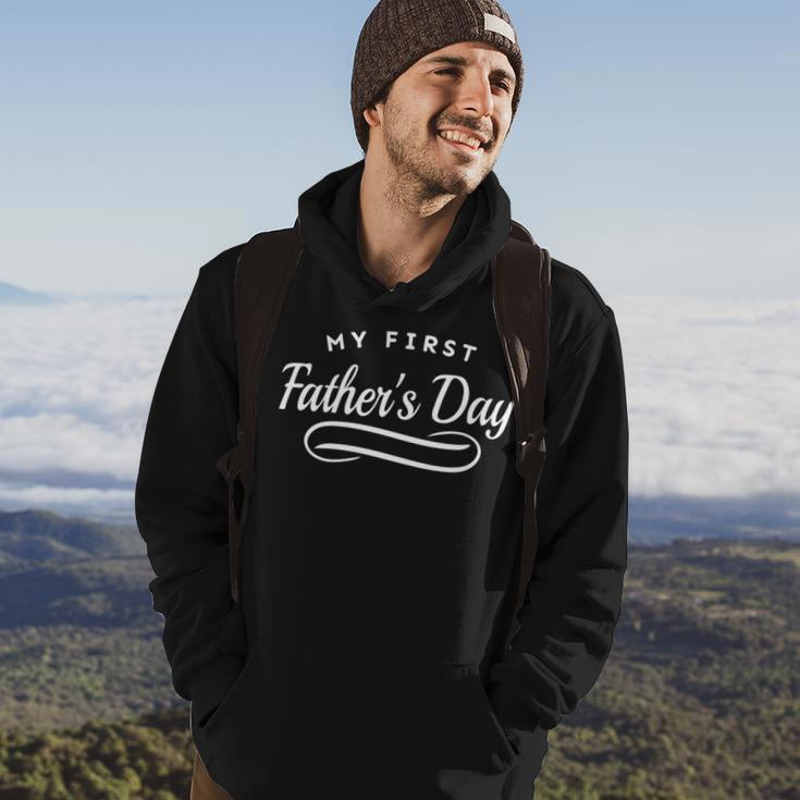 Happy First Fathers Day - New Dad Gift Hoodie Lifestyle