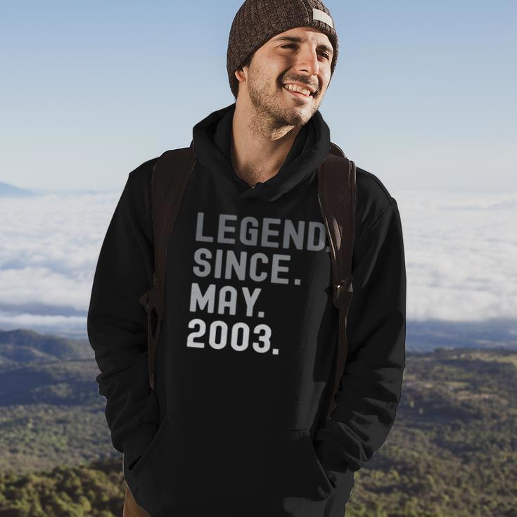 Legend Since May 2003 19 Years Old 19Th Birthday Gifts Hoodie Lifestyle