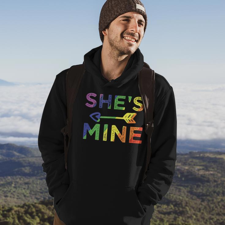 Lesbian Couple Shes Mine Im Hers Matching Lgbt Pride Hoodie Lifestyle