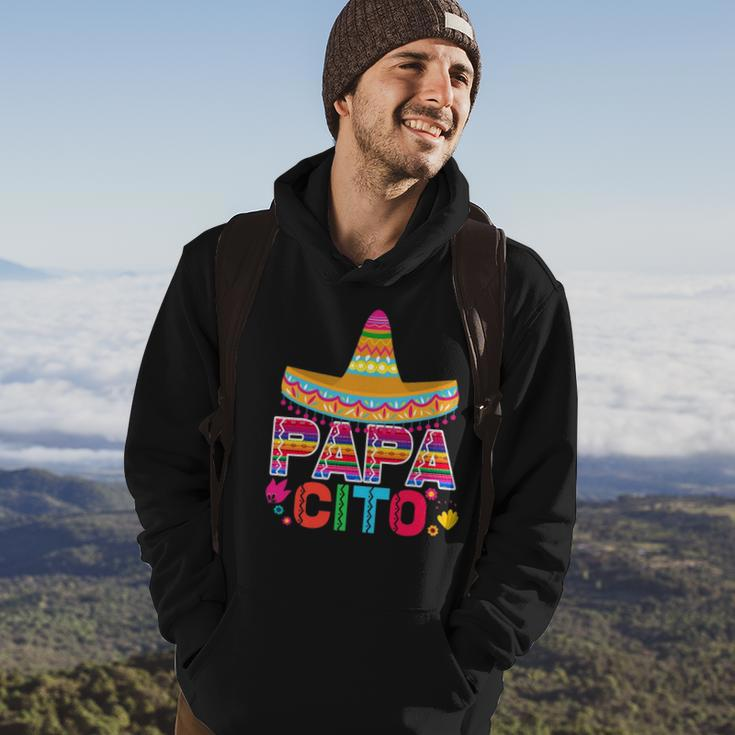 Mens Funny Fathers Day Gift For Men Papacito Dad Hoodie Lifestyle