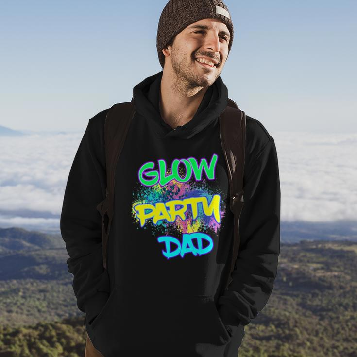 Mens Glow Party Dad Cool Retro Costume 80S Party Father Hoodie Lifestyle