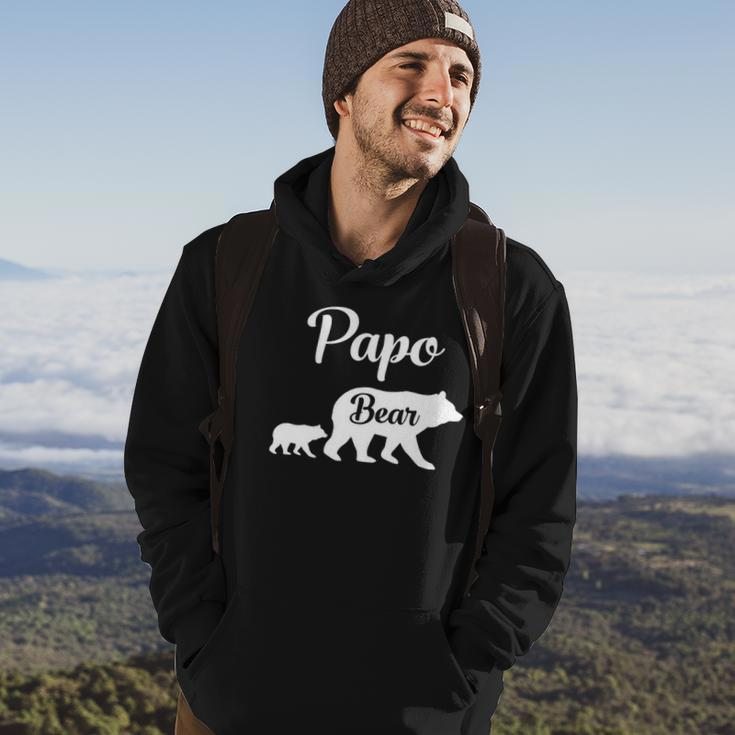 Mens Papo Bear Funny Gift Hoodie Lifestyle