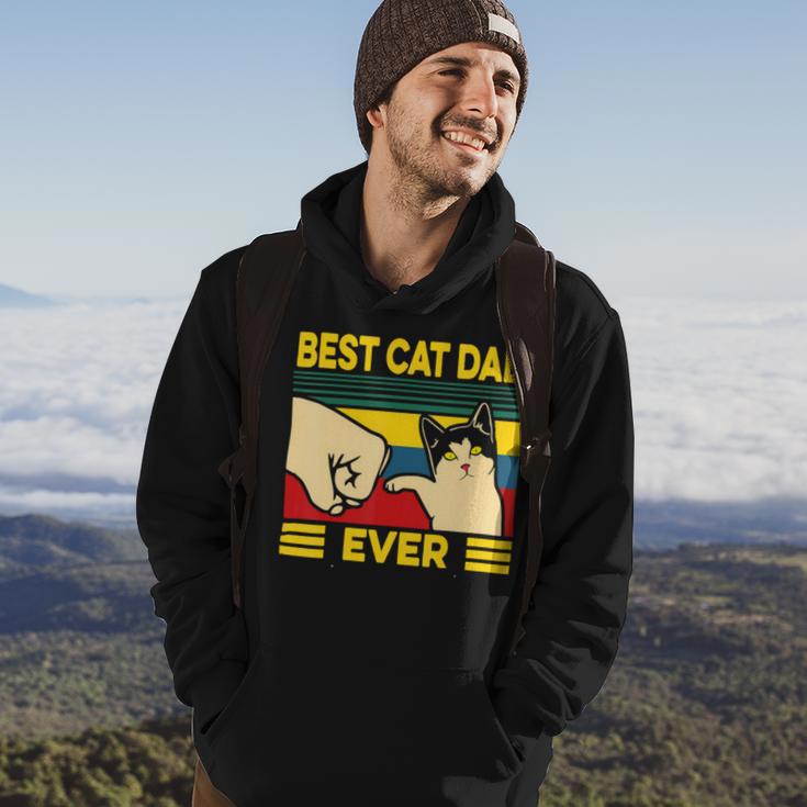 Mens Vintage Best Cat Dad Ever Bump Fit 240 Shirt Hoodie Lifestyle