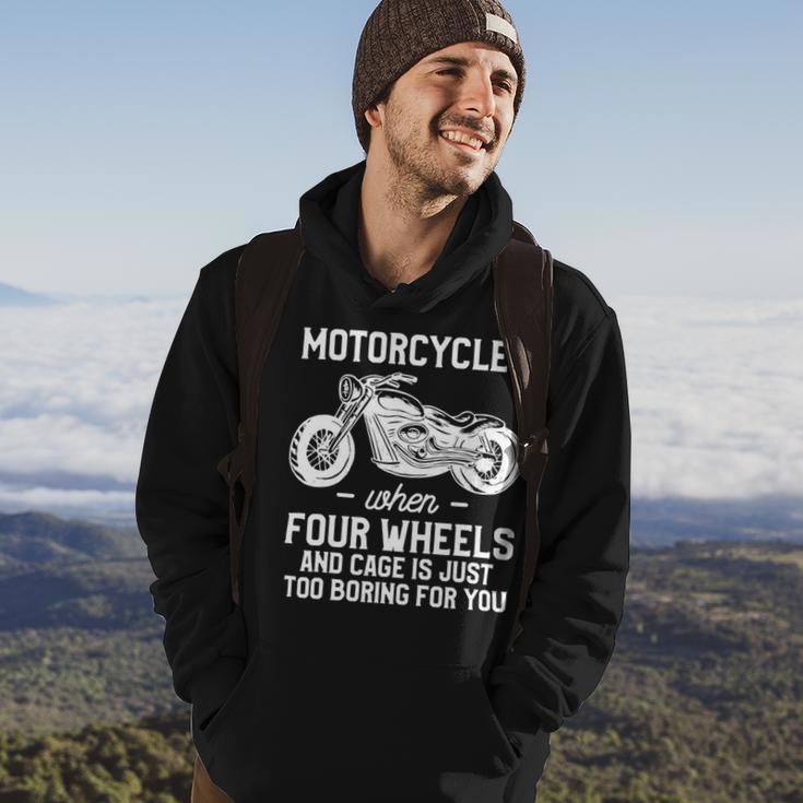 Motorcycles When Four Wheels Cage Is 461 Shirt Hoodie Lifestyle