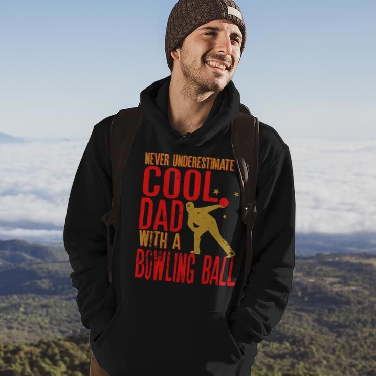 Never Underestimate A Cool Dad With A Ballfunny744 Bowling Bowler Hoodie Lifestyle