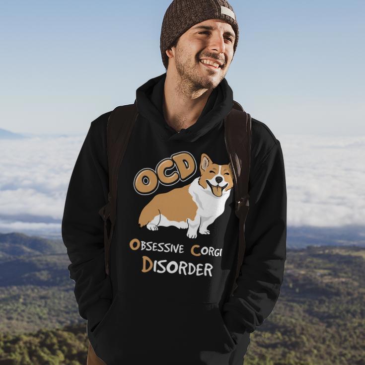 Ocd-Obsessive-Corgi Disorder Hoodie Lifestyle