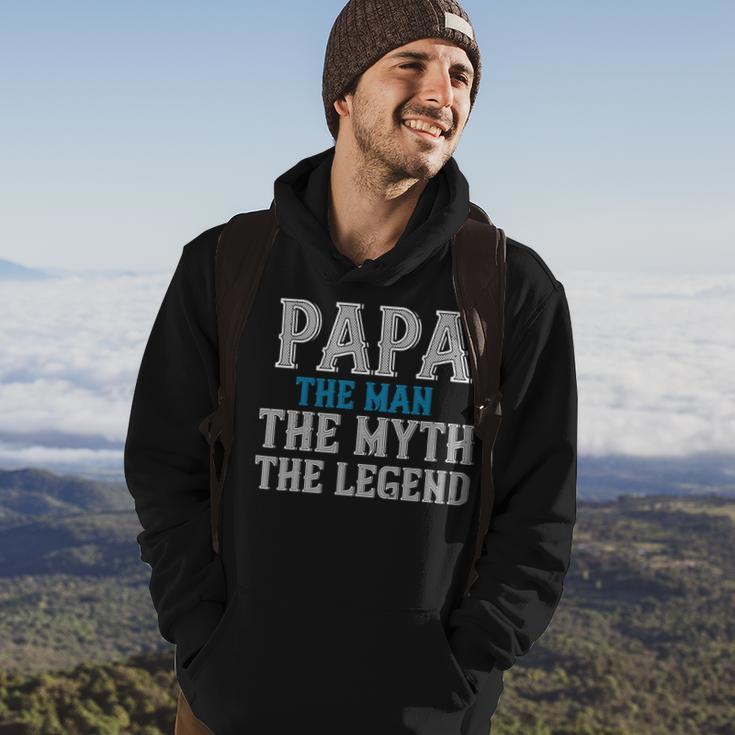 Papa The Man The Myth The Legend Fathers Day Gift Hoodie Lifestyle